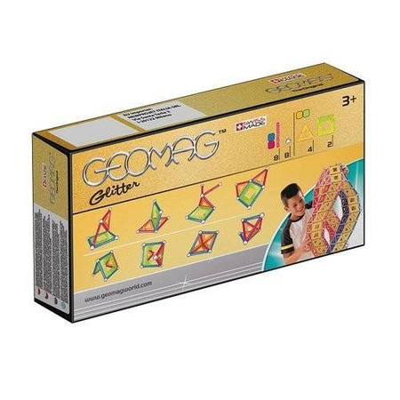 Geomag GLITTER KLOCKI MAGNETYCZNE KULKI ZESTAW