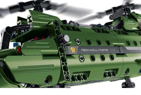 KLOCKI KONSTRUKCYJNE HELIKOPTER 2W1 - 393 EL iM.Master