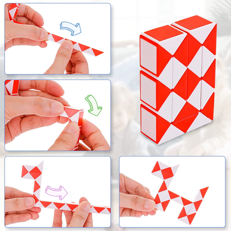 UKŁADANKA MAGICZNY WĄŻ MAGIC SNAKE FIDGET TOYS