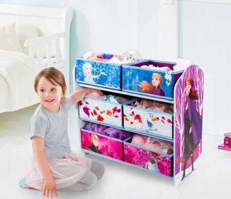 KRAINA LODU 2 REGAŁ POJEMNIKI ORGANIZER DLA DZIECI