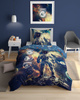 POŚCIEL DZIECIĘCA MŁODZIEŻOWA ASTRONAUTA 160x200cm KOSMOS PLANETY NASA