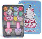 MARTINELIA ZESTAW DO MAKIJAŻU DZIECI KOTEK KOSMETYKI LAKIERY CIENIE