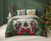 POŚCIEL ŚWIĄTECZNA ŚWIĘTA DZIADEK ŻOŁNIERZYK CHOINKA BAWEŁNA 160X200