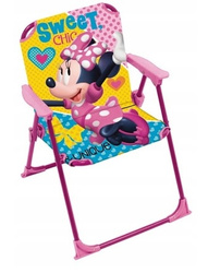 MYSZKA MINNIE MIKI KRZESŁO KRZESEŁKO LEŻAK DO OGRODU NA PLAŻĘ DLA DZIECI