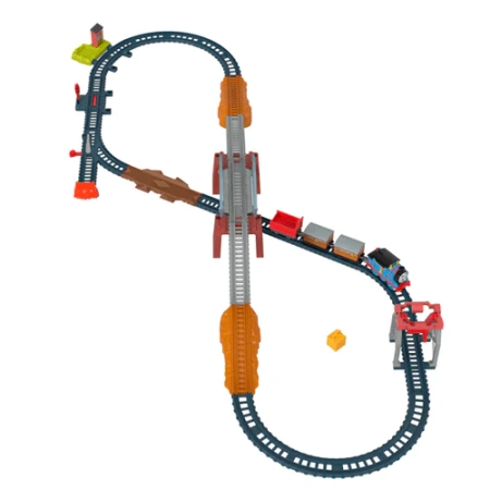 Zestaw torów Fisher Price Tomek i Przyjaciele WIELKA Dostawa lokomotywa 3w1