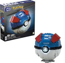 MEGA CONSTRUX KLOCKI KONSTRUKCYJNE POKEMON DUŻY GREAT BALL JUMBO POKEBALL