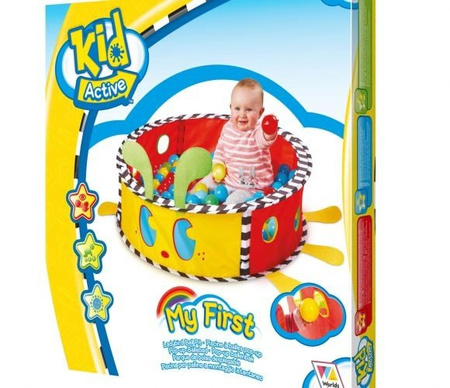 SUCHY BASEN KOJEC DLA DZIECI Z PIŁECZKAMI 30 SZT