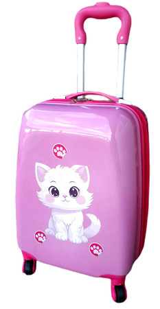 KOT KOTEK WALIZKA NA KÓŁKACH DLA DZIECI KABINOWA DO SAMOLOTU PODRÓŻNA