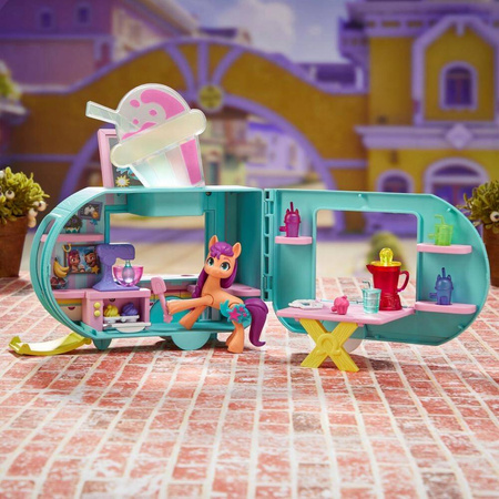 MY LITTLE PONY KUCYK SUNNY STARSCOUT TRUCK CIĘŻARÓWKA ZE SMOOTHIE FIGURKA
