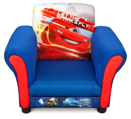 DISNEY CARS AUTA AUTO FOTEL FOTELIK TAPICEROWANY