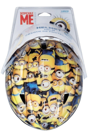 MINIONKI MINIONEK MINIONS KASK ROWER DESKOROLKA