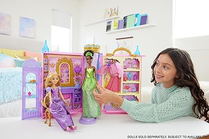 Disney Princess Szafa Garderoba Księżniczki Mattel Akcesoria