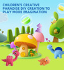 MASA PLASTYCZNA ZESTAW 6 SZTUK SUPER CLAY PIANKOLINA DINOZAURY