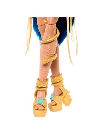 Monster High Lalka podstawowa Cleo De Nile zwierzątko Kobra Hissette HXH74