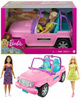 MATTEL ZESTAW SAMOCHÓD TERENOWY JEEP AUTO BARBIE + DWIE LALKI GVK02
