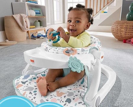 FISHER PRICE KRZESŁO DLA NIEMOWLĄT SIEDZONKO FOTELIK SIEDZISKO STOLIK