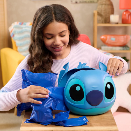 STITCH STICH DUŻY ZESTAW KAPSUŁA NIESPODZIANKA BRELOK FIGURKI NAKLEJKI
