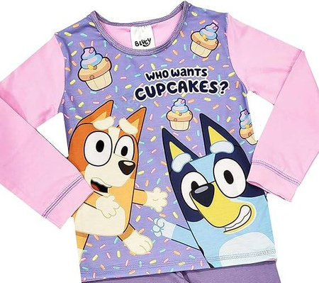 BLUEY I BINGO PIŻAMA PIŻAMKA DZIECIĘCA 2-3 LAT 98