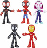 SPIDEY FIGURKI Superkumple 5 figurek Ghost Spider Black Panther Miles