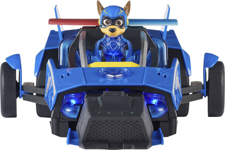 PSI PATROL MIGHTY MOVIE POJAZD KOSMICZNY RADIOWÓZ FIGURKA CHASE DELUXE