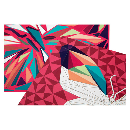 Wyklejanie po numerach 4 wzory Motyl Moxy SERCE JEDNOROŻEC WYKLEJANKA