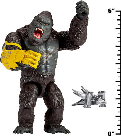 Figurka akcji GODZILLA vs. KONG Beast Glove Goryl 15 cm z bitewną rękawicą