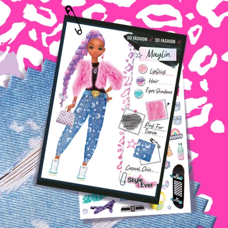 STYLE4EVER ZESTAW DO PROJEKTOWANIA PRACOWNIA TABLICA SZABLONY STUDIO MODY