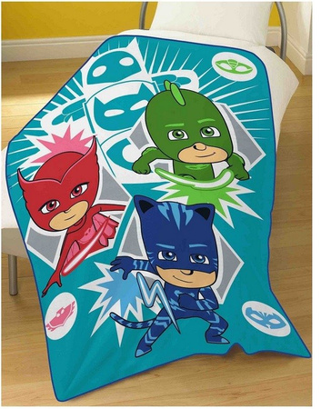 PIDŻAMERSI PJ MASKS KOC KOCYK NARZUTA 100x150