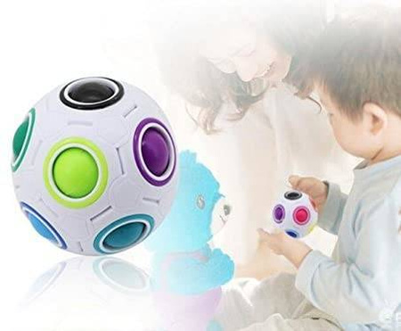 FIDGET MAGICZNA PIŁKA ANTYSTRESOWA KULKA KOLOROWA
