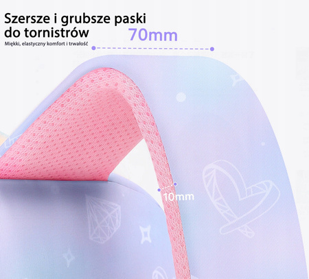 PLECAK SZKOLNY KUROMI TORNISTER PRZYPINKI Klasy 1-3 BRELOK 3-9