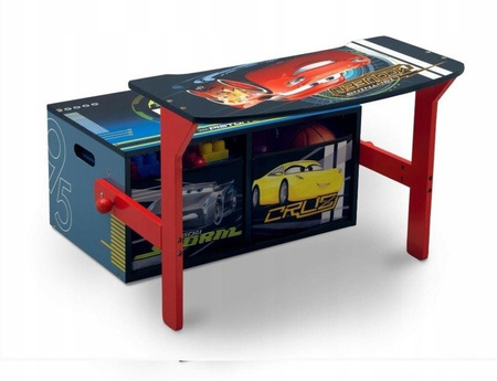 DISNEY CARS AUTA BIURKO POJEMNIKI STOLIK STÓŁ