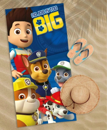 PSI PATROL RĘCZNIK DLA DZIECI PLAŻOWY NA BASEN KĄPIELOWY