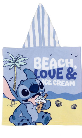LILO I STITCH STICH STICZ DISNEY PONCHO PONCZO RĘCZNIK BASEN