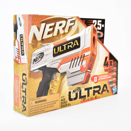 HASBRO NERF ULTRA FIVE E9593 ZASIĘG 25 metrów