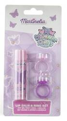 MARTINELIA ZESTAW POMADKA BALSAM DO UST + PIERŚCIONEK