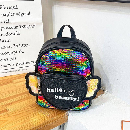 PLECAK PLECACZEK PRZEDSZKOLNY CEKINY DZIECIĘCY