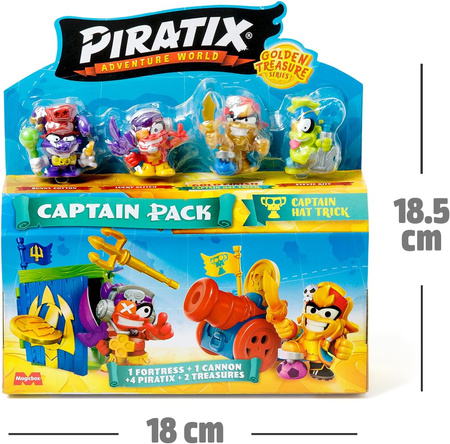 PIRATIX Golden Treasure Piraci Captain Pack KAPTAIN HAT TRICK