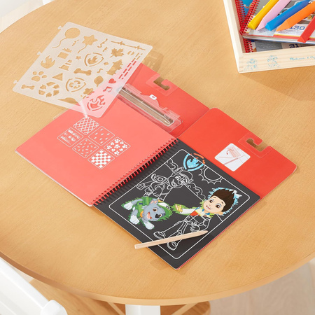 PSI PATROL KSIĄŻECZKA WYDRAPYWANKA MARSHALL ZABAWKA W PODRÓŻ DO SAMOCHODU