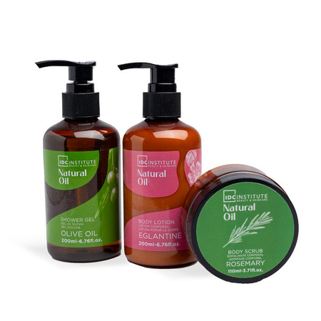 IDC KOSZ WIKLINOWY ZESTAW PREZENTOWY ŚWIĄTECZNY KOSMETYKÓW CIAŁA KĄPIELI