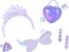 RAINBOW HIGH CREATIVE CRYSTALS LALKA VIOLET + AKCESORIA 
