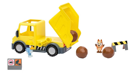 Bluey Wywrotka budowlana + Bluey i Bingo TM Toys
