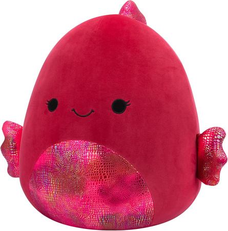 SQUISHMALLOWS MASKOTKA PLUSZAK PODUSZKA MALINOWA RYBKA BARELLA 40 CM 4541