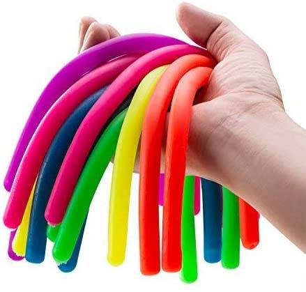 MAKARON SZNUREK GNIOTEK ANTYSTRESOWE FIDGET 6 SZT