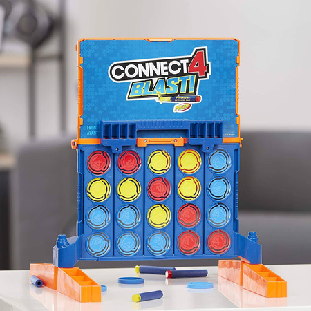 HASBRO GRA Connect 4 Blast ZRĘCZNOŚCIOWA NERF