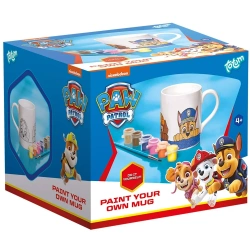 Totum ceramiczny kubek do malowania farbami Psi Patrol zestaw kreatywny
