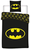 BATMAN POŚCIEL CZARNA DZIECI 160X200 BAWEŁNA