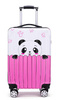 PANDA WALIZKA DZIECIĘCA DLA DZIECI BAGAŻ PODRÓŻNA NA KÓŁKACH SZYFR