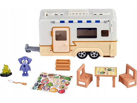 Bluey Bluey's Caravan Adentures Przyczepa kempingowa KAMPER FIGURKI