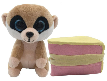 CIASTKA PACHNĄCE CIASTKO MUFFINKA PLUSZAK DZIECI MASKOTKA DWUSTRONNA