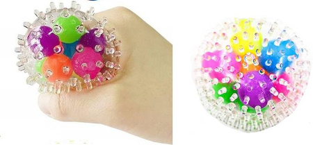 PIŁKA SENSORYCZNA ANTYSTRESOWA GNIOTEK FIDGET TOYS